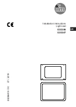 Предварительный просмотр 1 страницы IFM E3D306 Installation Instructions Manual