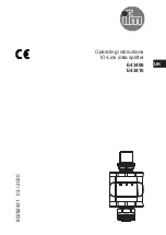 IFM E43406 Operating Instructions Manual предпросмотр