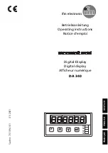 Preview for 1 page of IFM Ecomat 200 DA 340 Operating Instructions Manual