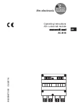 Preview for 1 page of IFM Ecomat 300 AC2035 Operating Instructions Manual