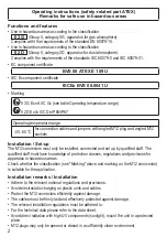 Предварительный просмотр 2 страницы IFM ecomat 400 EVC A Series Operating Instructions