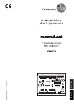 Preview for 1 page of IFM ecomat100 CS0015 Mounting Instructions