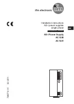 Preview for 1 page of IFM ecomat300 AC1220 Installation Instructions Manual