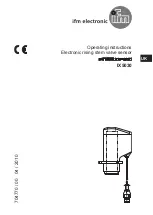 IFM Efector 180 IX5030 Operating Instructions Manual предпросмотр