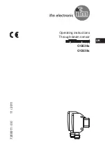 Preview for 1 page of IFM efector 200 OGS38 Series Operating Instructions