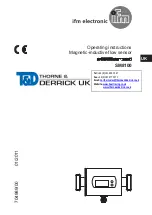 Предварительный просмотр 1 страницы IFM Efector 300 SM8100 Operating Instructions Manual