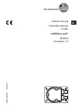 Предварительный просмотр 1 страницы IFM Efector 410 Device Manual