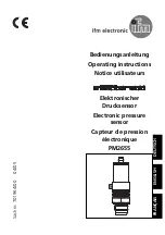 Предварительный просмотр 1 страницы IFM Efector 500 PM2655 Operating Instructions Manual