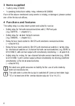 Preview for 6 page of IFM efector100 G1503S Operating Instructions Manual