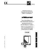 IFM EFECTOR190 DTA100 Operating Instructions Manual preview