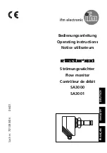 Preview for 1 page of IFM efector300 SA3000 Operating Instructions Manual