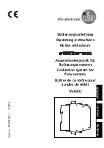 IFM efector300 VS3000 Operating Instructions Manual preview