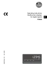 IFM FX460 Operating Instructions Manual предпросмотр