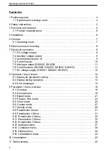 Preview for 2 page of IFM FX460 Operating Instructions Manual