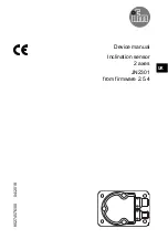 Предварительный просмотр 1 страницы IFM JN2301 Device Manual