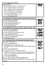 Предварительный просмотр 20 страницы IFM O1D120 Operating Instructions Manual