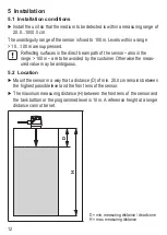 Preview for 12 page of IFM O1D300 Operating Instructions Manual