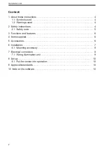 Preview for 2 page of IFM O3M950 Brief Instructions