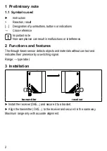 Preview for 2 page of IFM O4E5 Series Operating Instructions