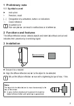 Preview for 3 page of IFM O8H2 Operating Instructions Manual