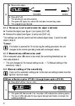 Preview for 8 page of IFM OBF5 Series Operating Instructions Manual