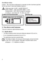 Preview for 4 page of IFM OID25 Series Operating Instructions Manual