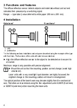 Preview for 4 page of IFM OJ50 laser Series Operating Instructions Manual