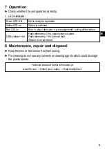 Preview for 9 page of IFM OJ51 Series Operating Instructions Manual