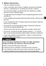 Preview for 5 page of IFM OY4**S Series Operating Instructions Manual