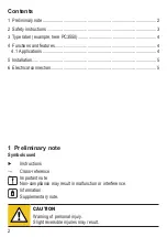 Preview for 2 page of IFM PC3 Series Operating Instructions