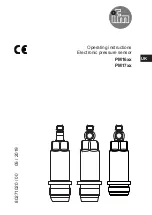 Preview for 1 page of IFM PM16 Series Operating Instructions Manual