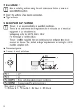 Preview for 6 page of IFM PN00 A Series Operating Instructions Manual