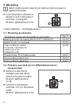 Предварительный просмотр 8 страницы IFM PN78 Series Operating Instructions Manual