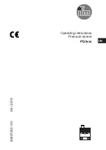 Предварительный просмотр 1 страницы IFM PQ3 Series Operating Instructions Manual