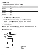 Preview for 6 page of IFM SB0503 Operating Instructions Manual