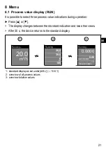 Preview for 21 page of IFM SD1540 Operating Instructions Manual