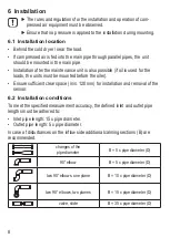 Preview for 8 page of IFM SDG070 Operating Instructions Manual