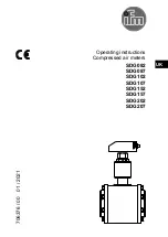 Preview for 1 page of IFM SDG082 Operating Instructions Manual