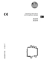 Preview for 1 page of IFM SmartLine AC3218 Operating Instructions Manual