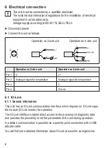 Предварительный просмотр 6 страницы IFM TA1 Series Operating Instructions Manual