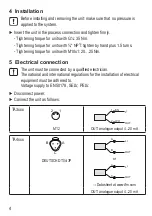 Preview for 4 page of IFM TA3 Series Installation Instructions