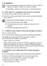 Preview for 14 page of IFM TAD 81 Series Operating Instructions Manual