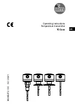 IFM TCC5 Series Operating Instructions Manual предпросмотр