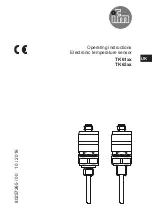 Предварительный просмотр 1 страницы IFM TK61 Series Operating Instructions