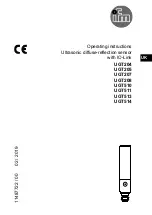 Предварительный просмотр 1 страницы IFM UGT204 Operating Instructions