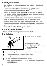 Предварительный просмотр 2 страницы IFM UGT204 Operating Instructions