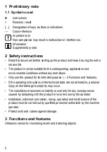 Preview for 2 page of IFM UGT58 Series Operating Instructions