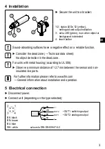 Preview for 3 page of IFM UGT58 Series Operating Instructions