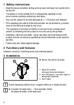 Preview for 2 page of IFM UGT592 Operating Instructions