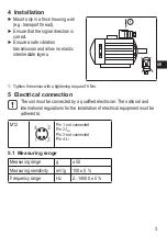 Preview for 3 page of IFM VSP003 Operating Instructions